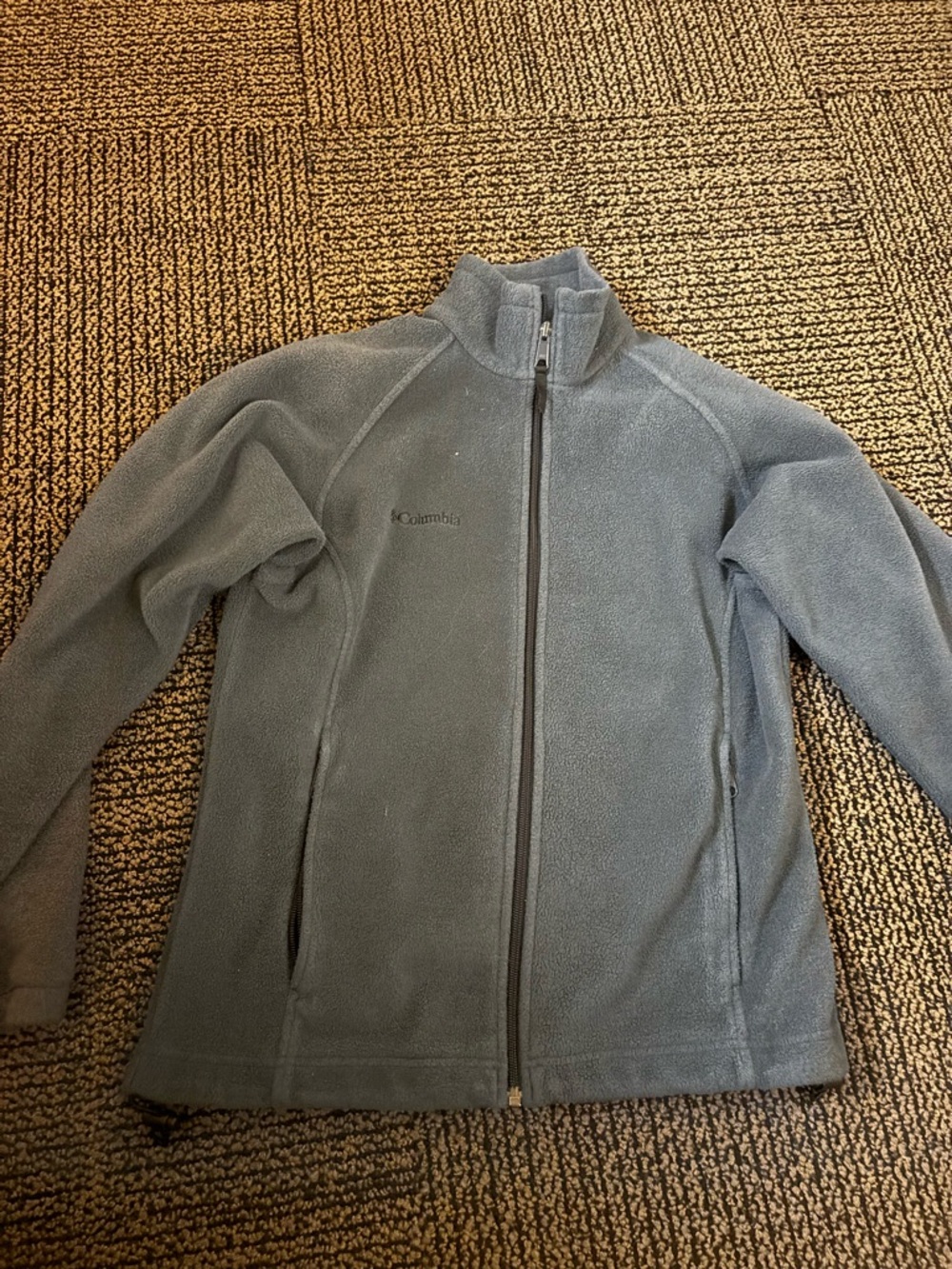 Columbia blue Full-Zip Fleece Jacket